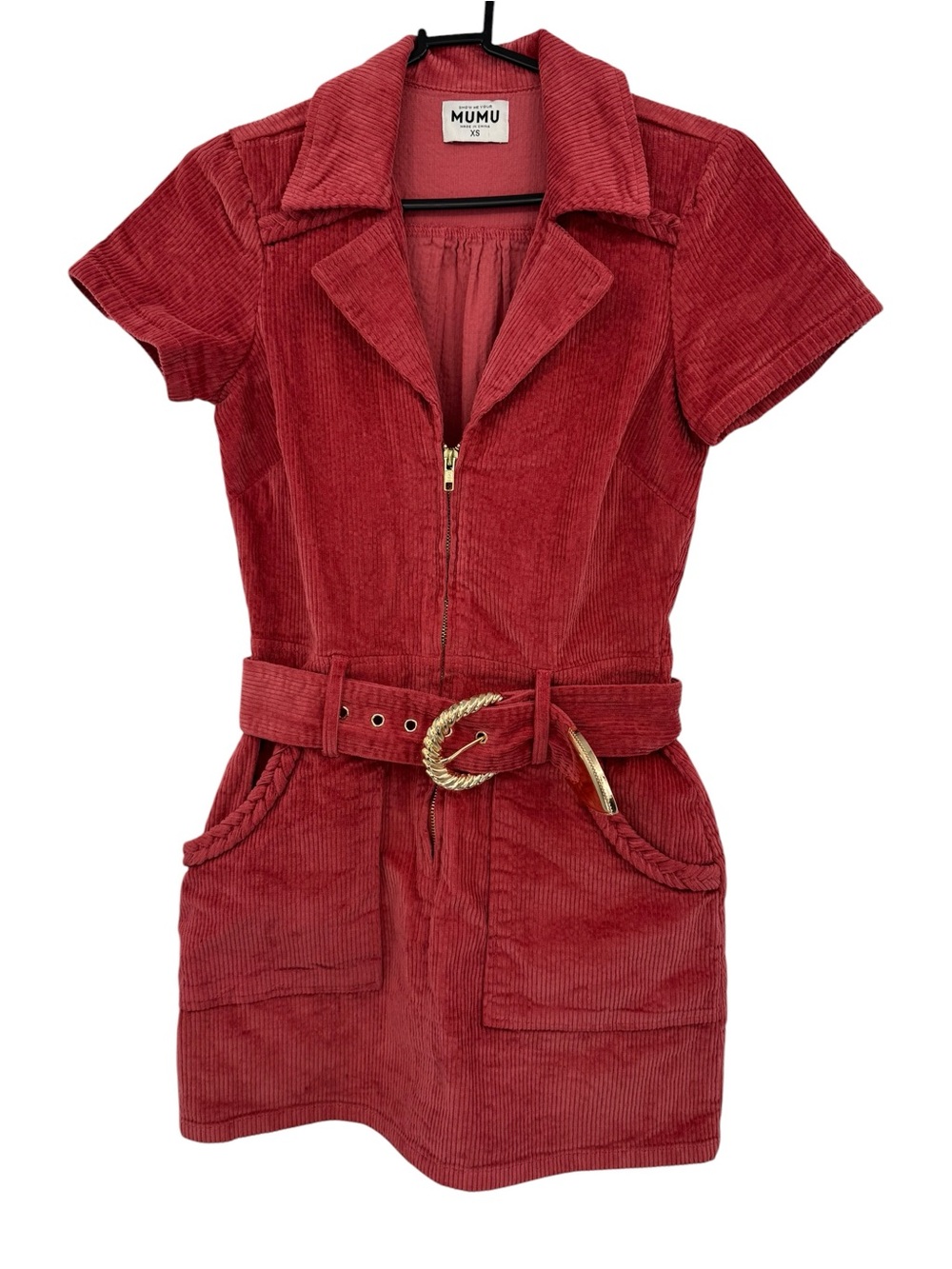 Show me your MUMU Outlaw Corduroy Dress XS - Picture 2 of 4